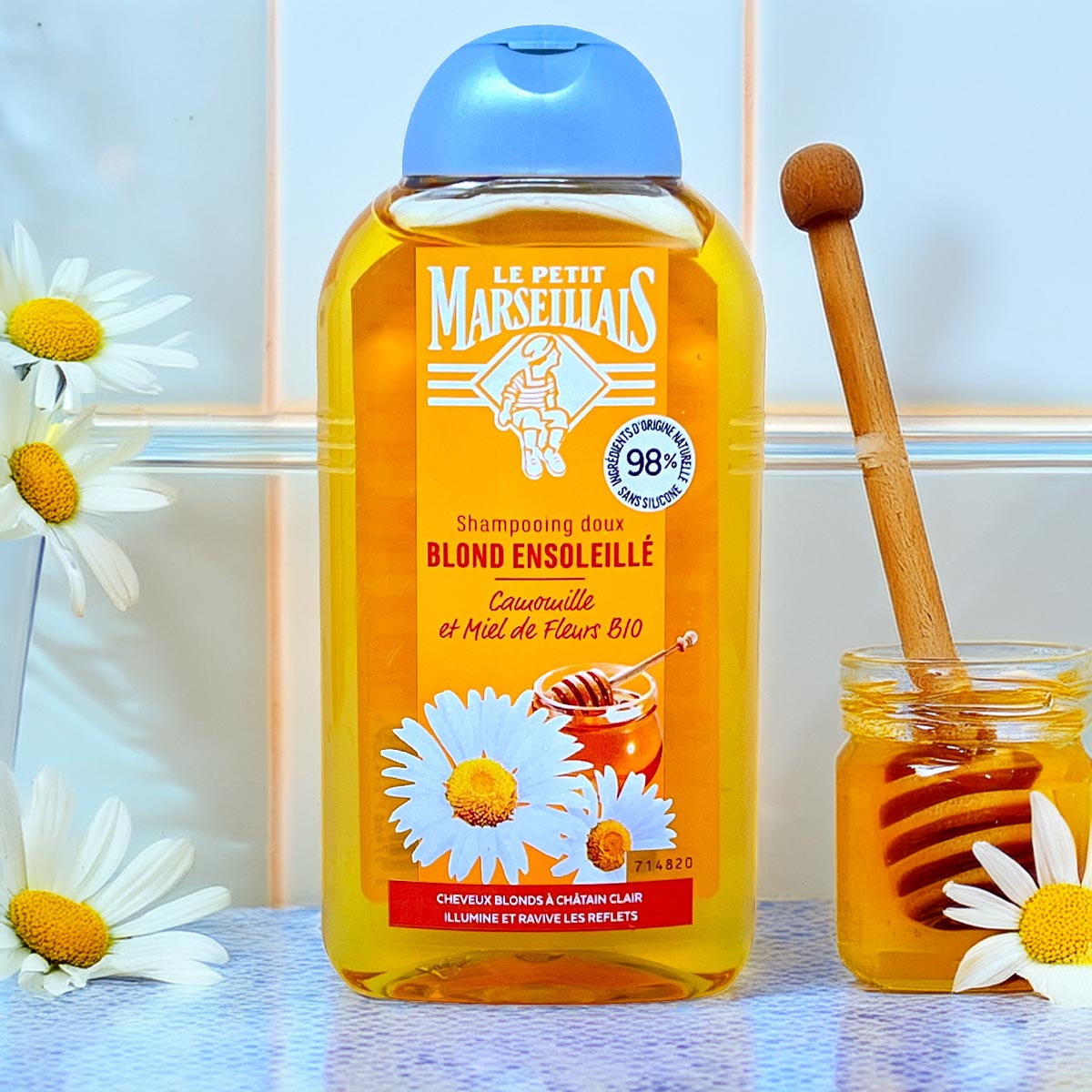 Le Petit Marseillais Shampoo Kamille & Blütenhonig für blondes und hellbraunes Haar