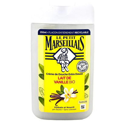Le Petit Marseillais Duschgel mit Vanillemilch – 3x 250 ml Packung
