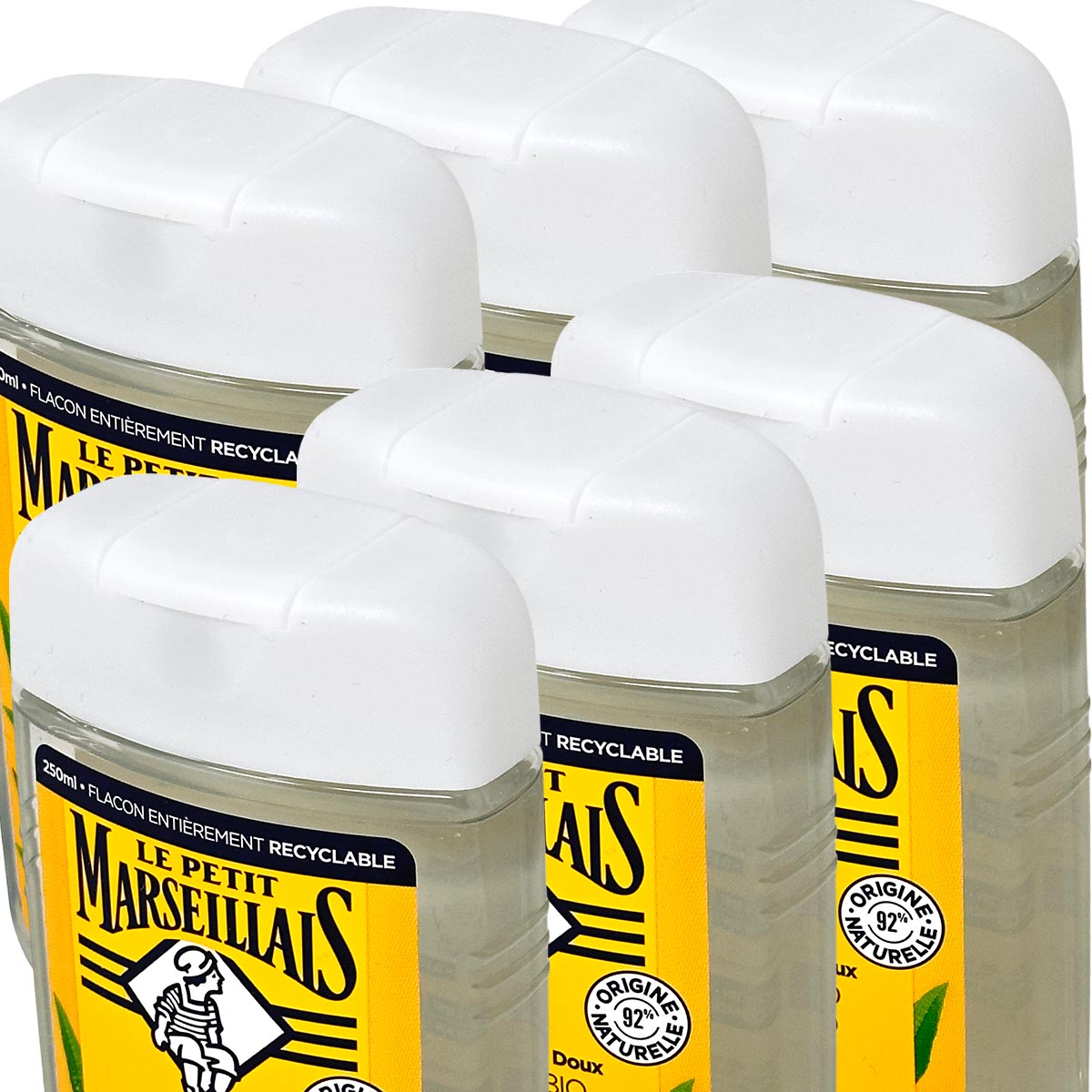 Le Petit Marseillais Duschgel Eisenkraut & Zitrone 6x250ml – Frische Pflege aus Frankreich