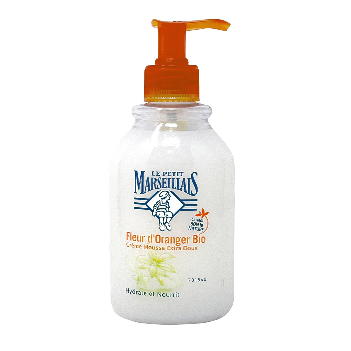 Le Petit Marseillais Schaumgel Seife Orangenblüten 300ml + 2x250ml – Sanfte Pflege