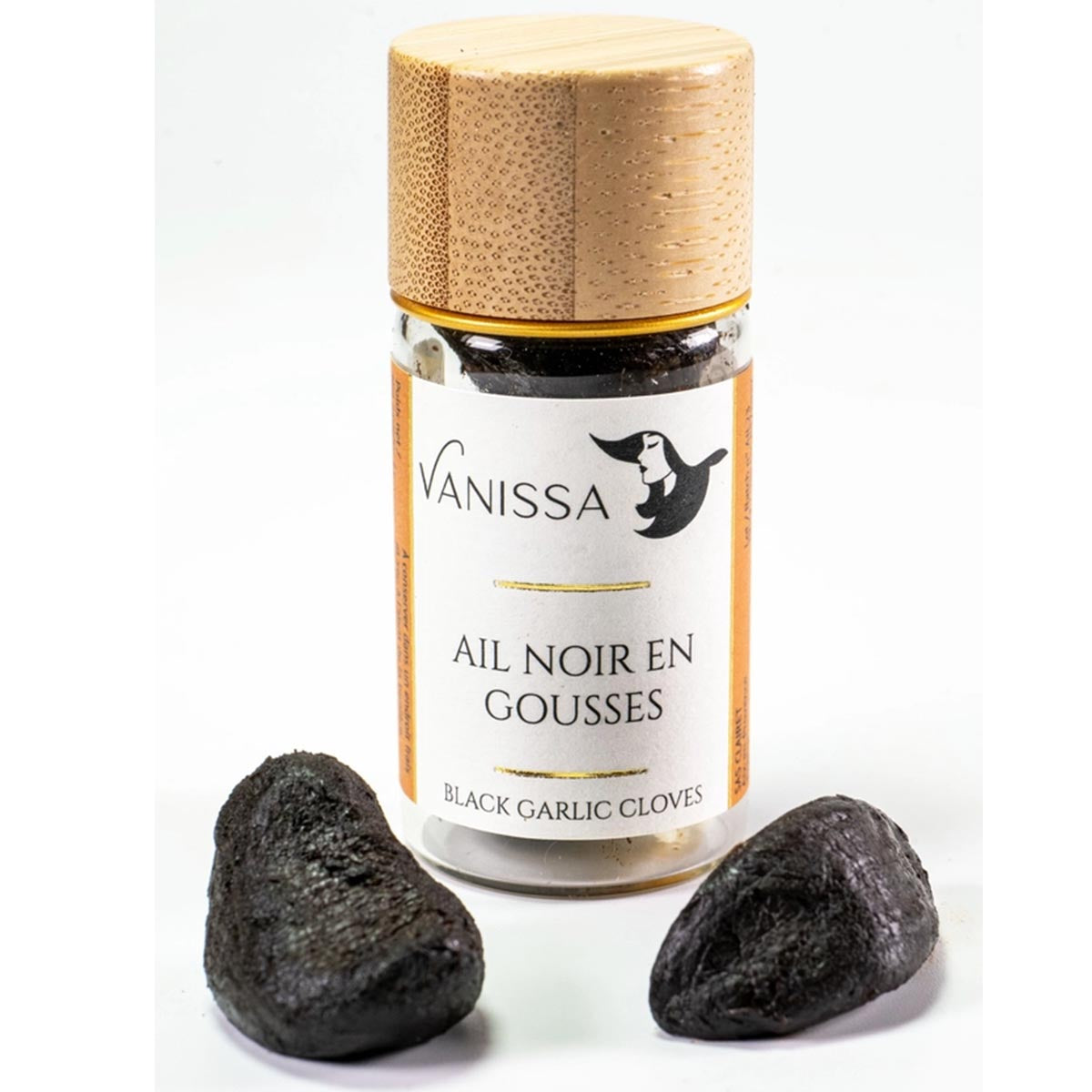 Vanissa Schwarzer Knoblauch: Intensives Aroma aus Frankreich, 15 Gramm