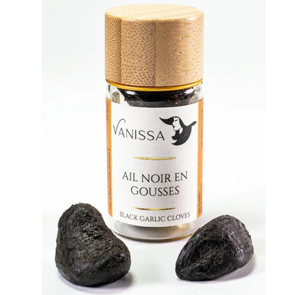 Vanissa Schwarzer Knoblauch: Intensives Aroma aus Frankreich, 15 Gramm