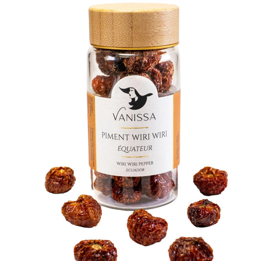 Vanissa Wiri Wiri Pfeffer - Ecuador 15 Gram Ganze Schoten (Kirschpfeffer)