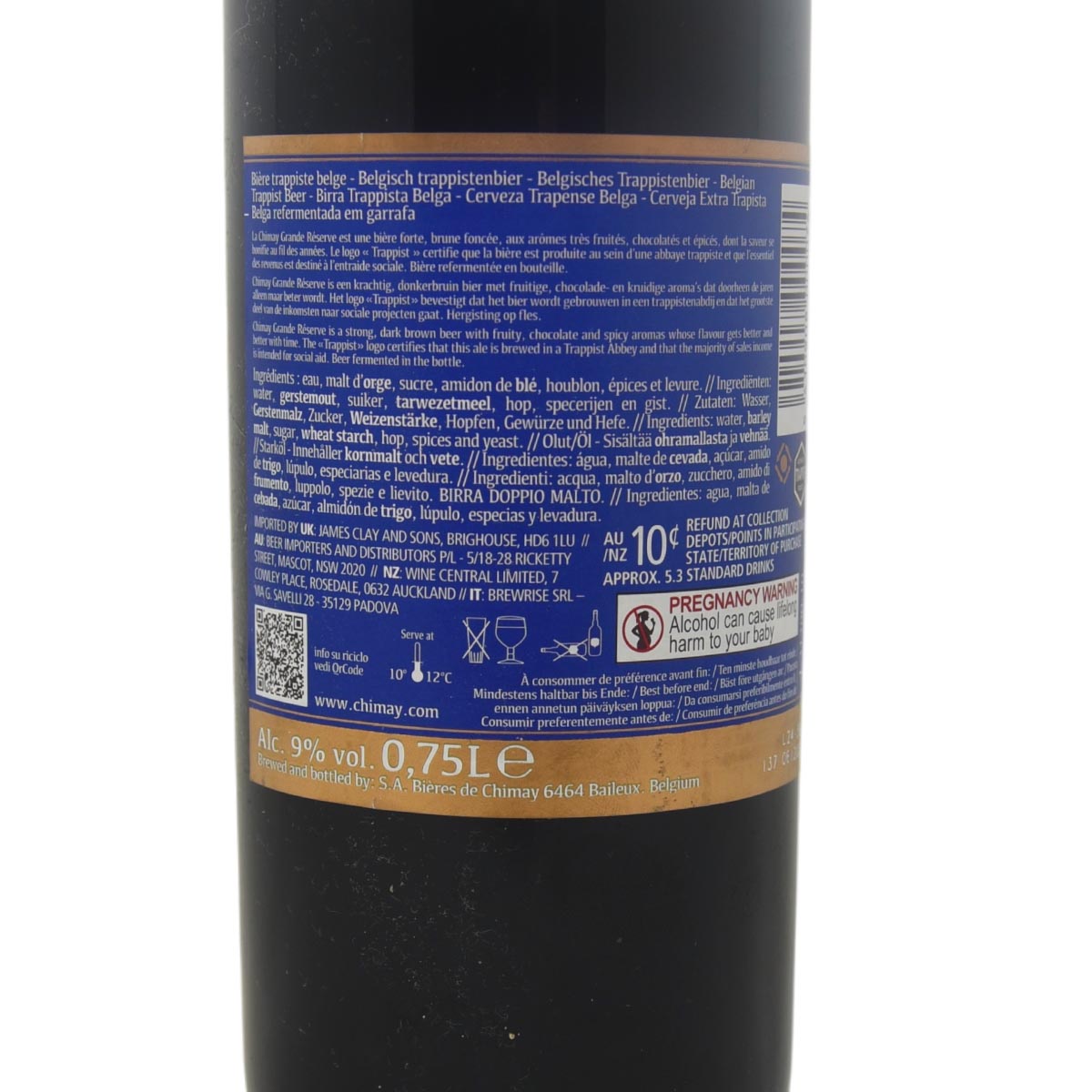 Chimay Grande Réserve - Trappistenbier mit Karamellnoten & harmonischem Abgang