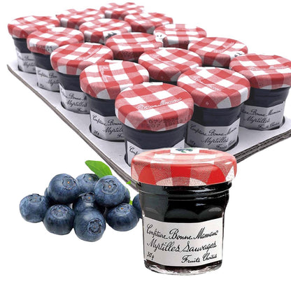 Bonne Maman Myrtilles Konfitüre aus Frankreich Heidelbeere 15 x 30 Gramm