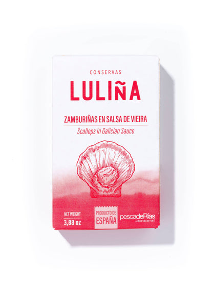 Zamburiñas in galicischer Jakobsmuschelsoße