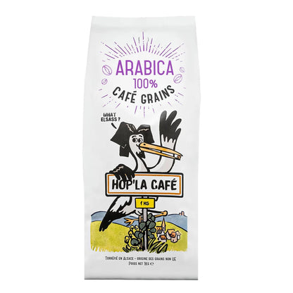 HOP'LA CAFÉ 100% Arabica Kaffeebohnen aus dem Elsass · Intensität 6/10 · 1 kg