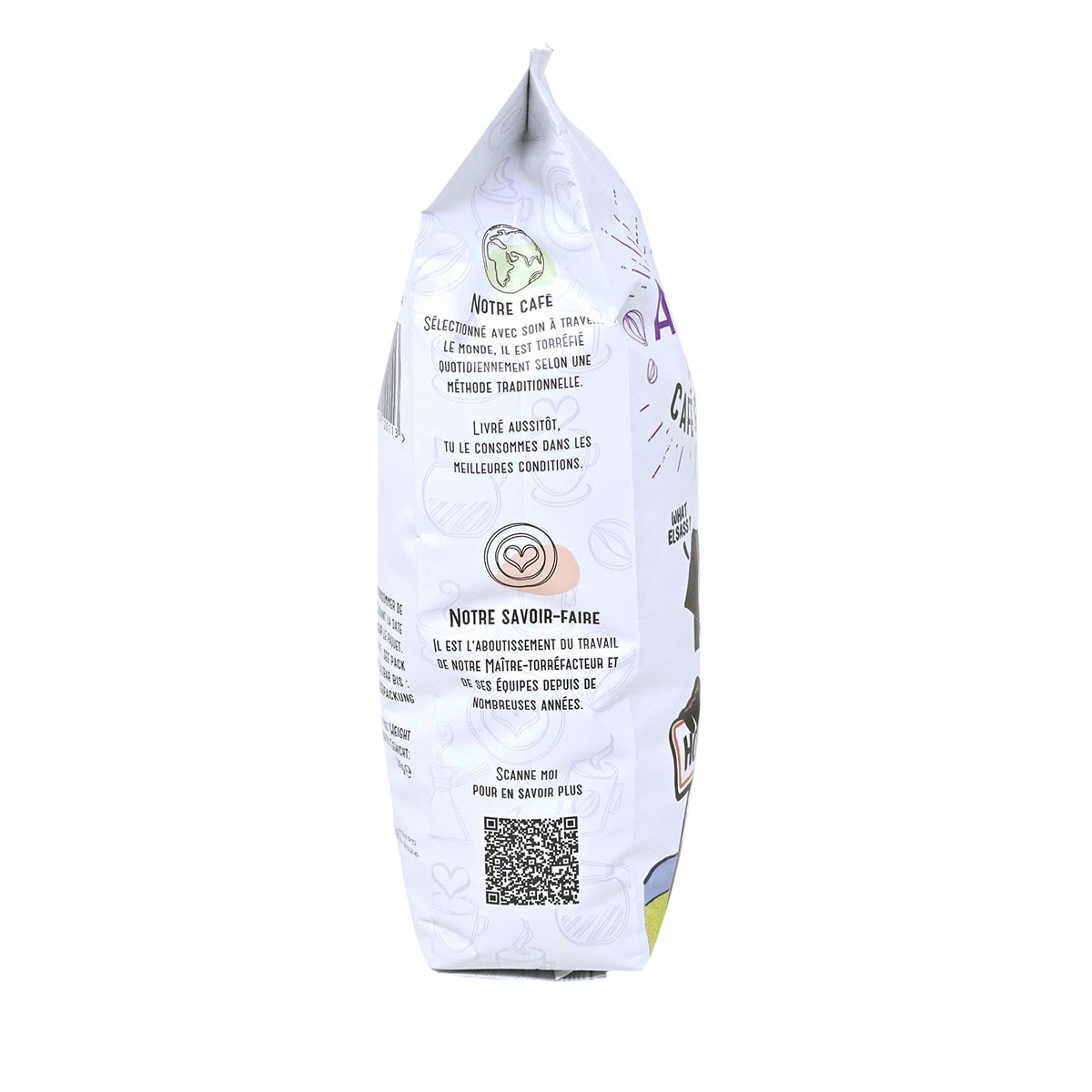 HOP'LA CAFÉ 100% Arabica Kaffeebohnen aus dem Elsass · Intensität 6/10 · 1 kg