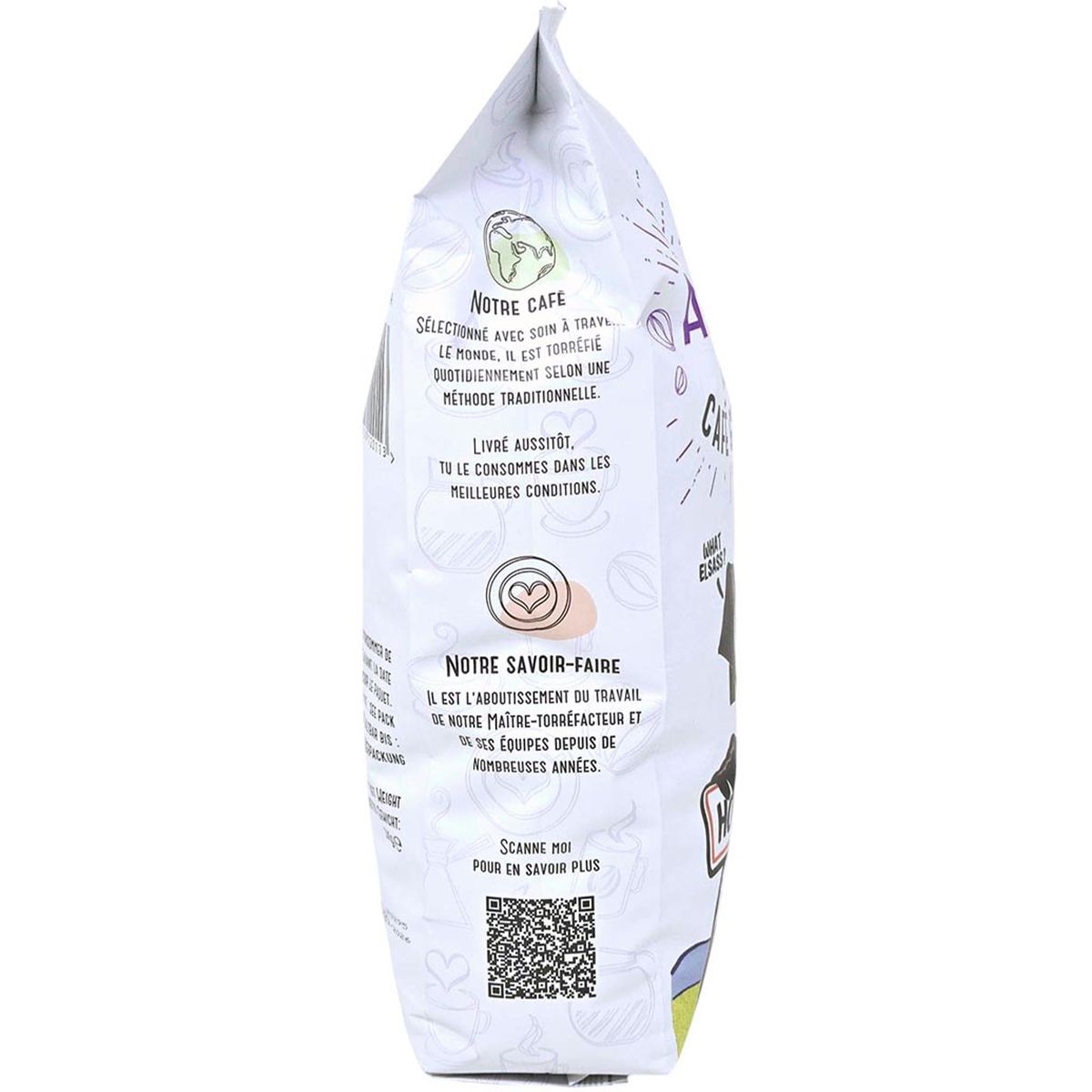 HOP'LA CAFÉ 100% Arabica Kaffeebohnen aus dem Elsass · Intensität 6/10 · 1 kg