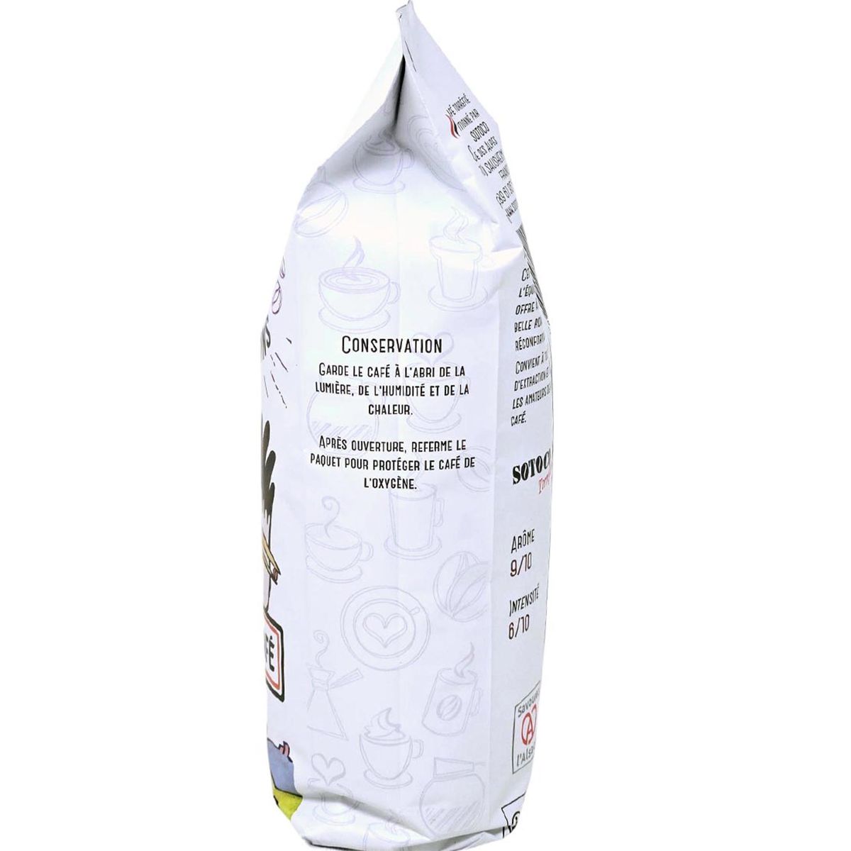 HOP'LA CAFÉ 100% Arabica Kaffeebohnen aus dem Elsass · Intensität 6/10 · 1 kg