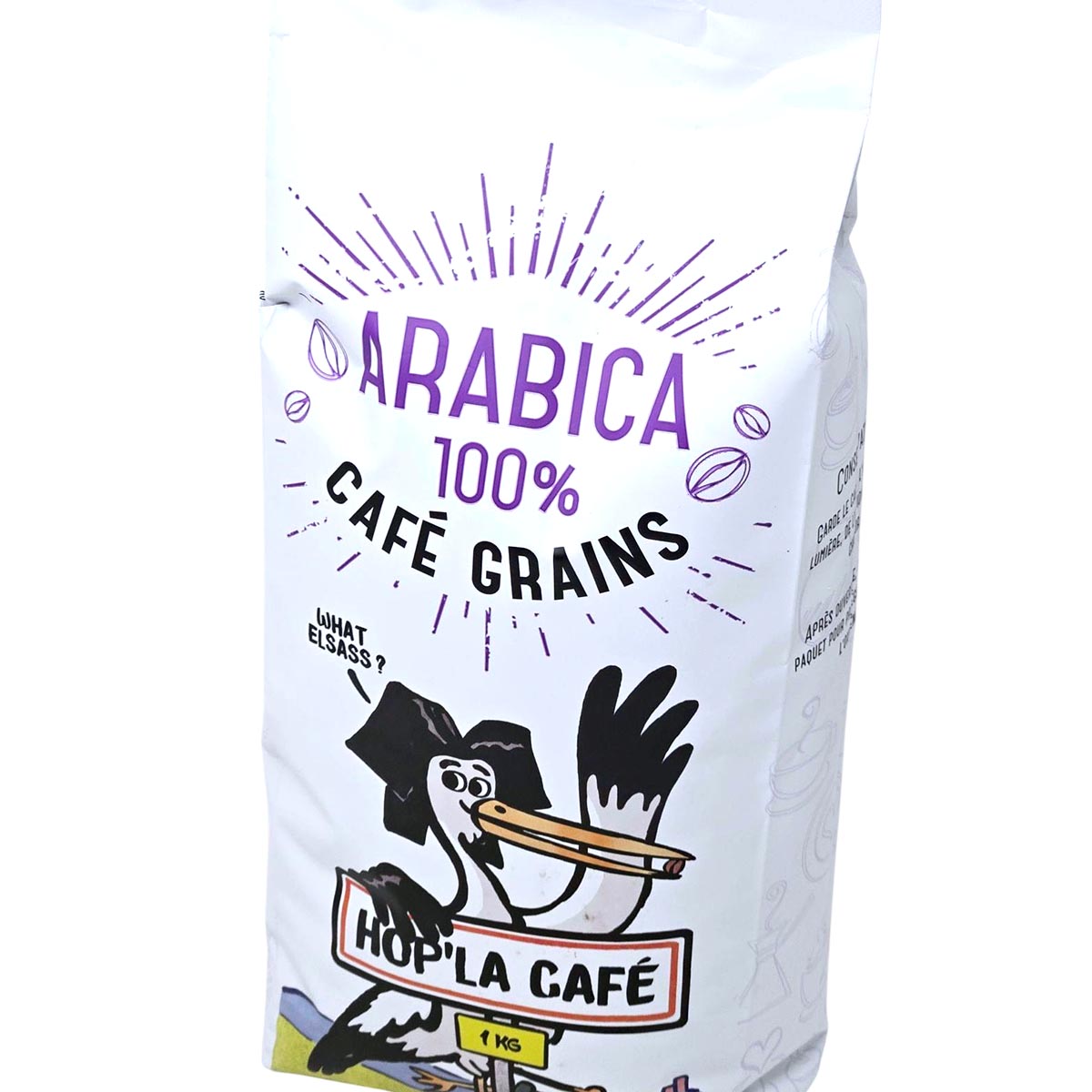 HOP'LA CAFÉ 100% Arabica Kaffeebohnen aus dem Elsass · Intensität 6/10 · 1 kg