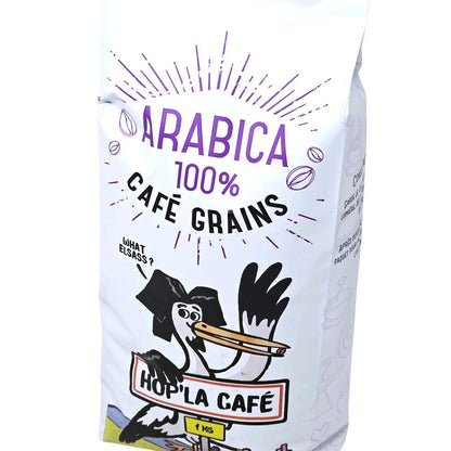 HOP'LA CAFÉ 100% Arabica Kaffeebohnen aus dem Elsass · Intensität 6/10 · 1 kg