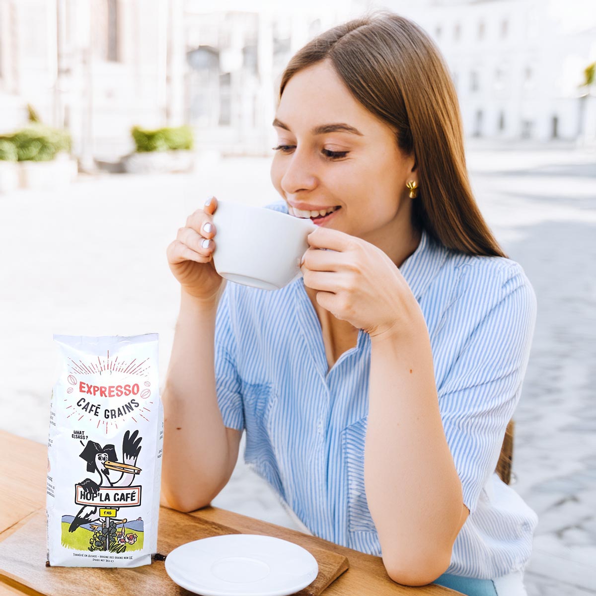 Sotoco Hop'la Espresso: Kraftvoller Mix, 1kg, Robusta & Arabica Bohnen