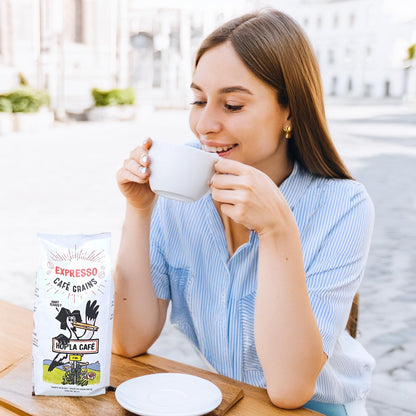 Sotoco Hop'la Espresso: Kraftvoller Mix, 1kg, Robusta & Arabica Bohnen