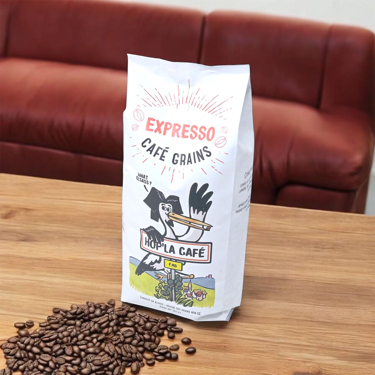 Sotoco Hop'la Espresso: Kraftvoller Mix, 1kg, Robusta & Arabica Bohnen