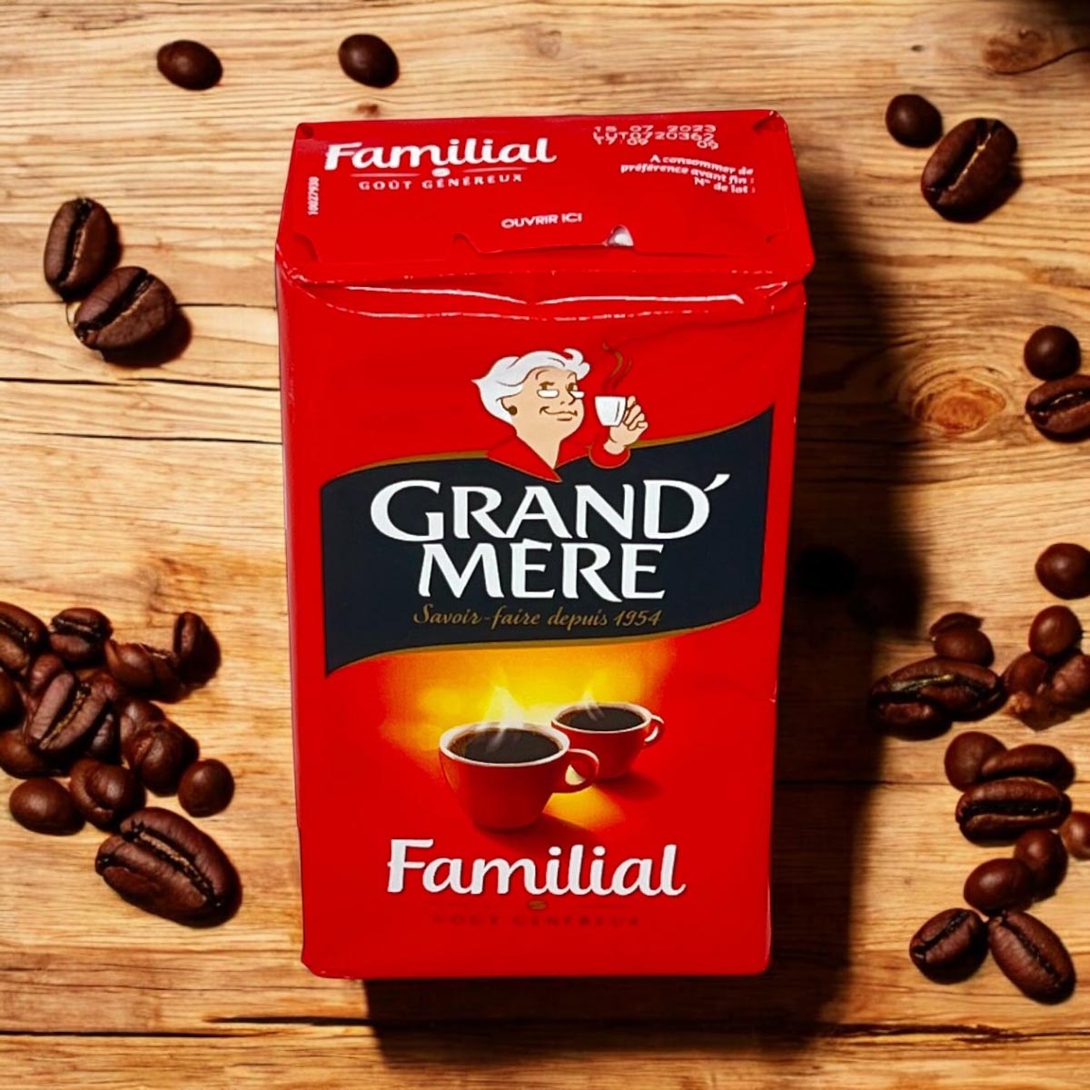 Kaffee Grand' Mère Familial, gemahlener Kaffee aus Frankreich, 250g