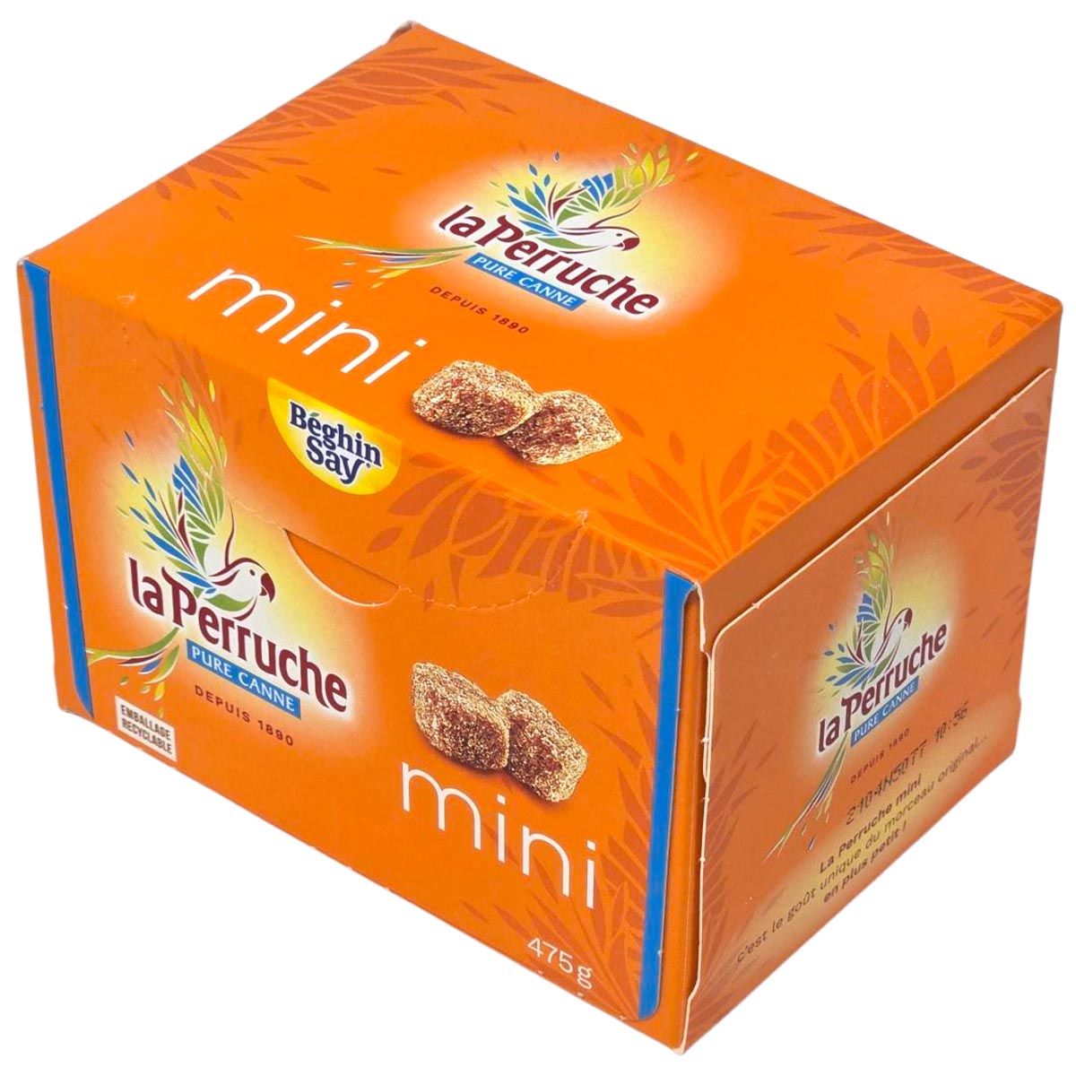 Natürlicher brauner Zuckerwürfel von La Perruche - mini 475 Gramm