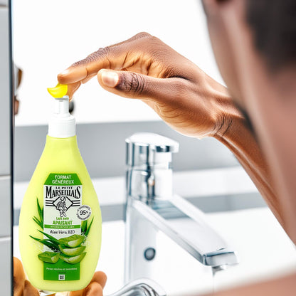 Le Petit Marseillais Body Lotion mit BIO Aloe Vera – 48h Feuchtigkeit, 400ml