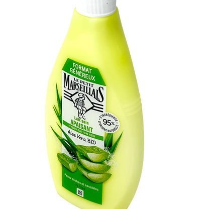 Le Petit Marseillais Body Lotion mit BIO Aloe Vera – 48h Feuchtigkeit, 400ml