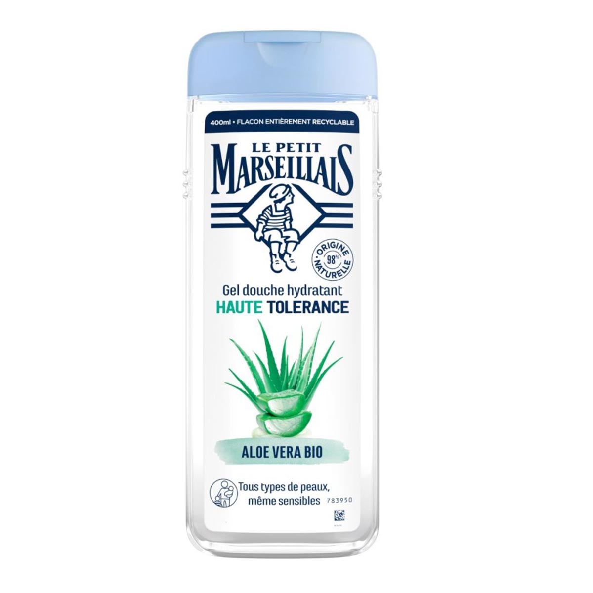 Le Petit Marseillais Duschgel Aloe Vera Bio 400 ml – Sanfte, hochverträgliche Pflege