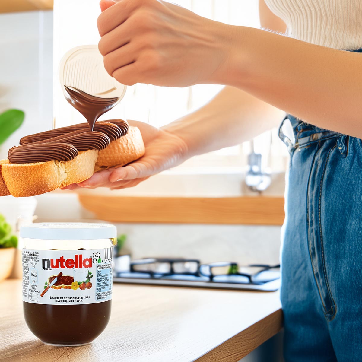 Ferrero Nutella im Trinkglas 3 x 220g - Süßer Genuss für jeden Tag!