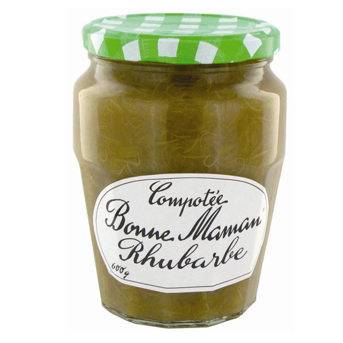 Bonne Maman Compotée Rhubarbe - Erfrischendes Rhabarberkompott in Glas