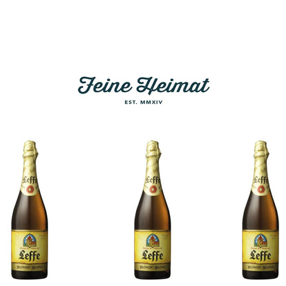 Leffe Blond belgisches Bier  3 x 0,75 Ltr.6,6% Alkohol