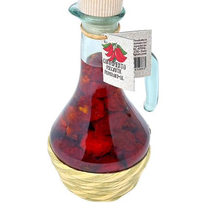 Casarecci di Calabria  Chili-Pfeffer-Olivenöl aus kalabrischen Chilis und Olivenöl
