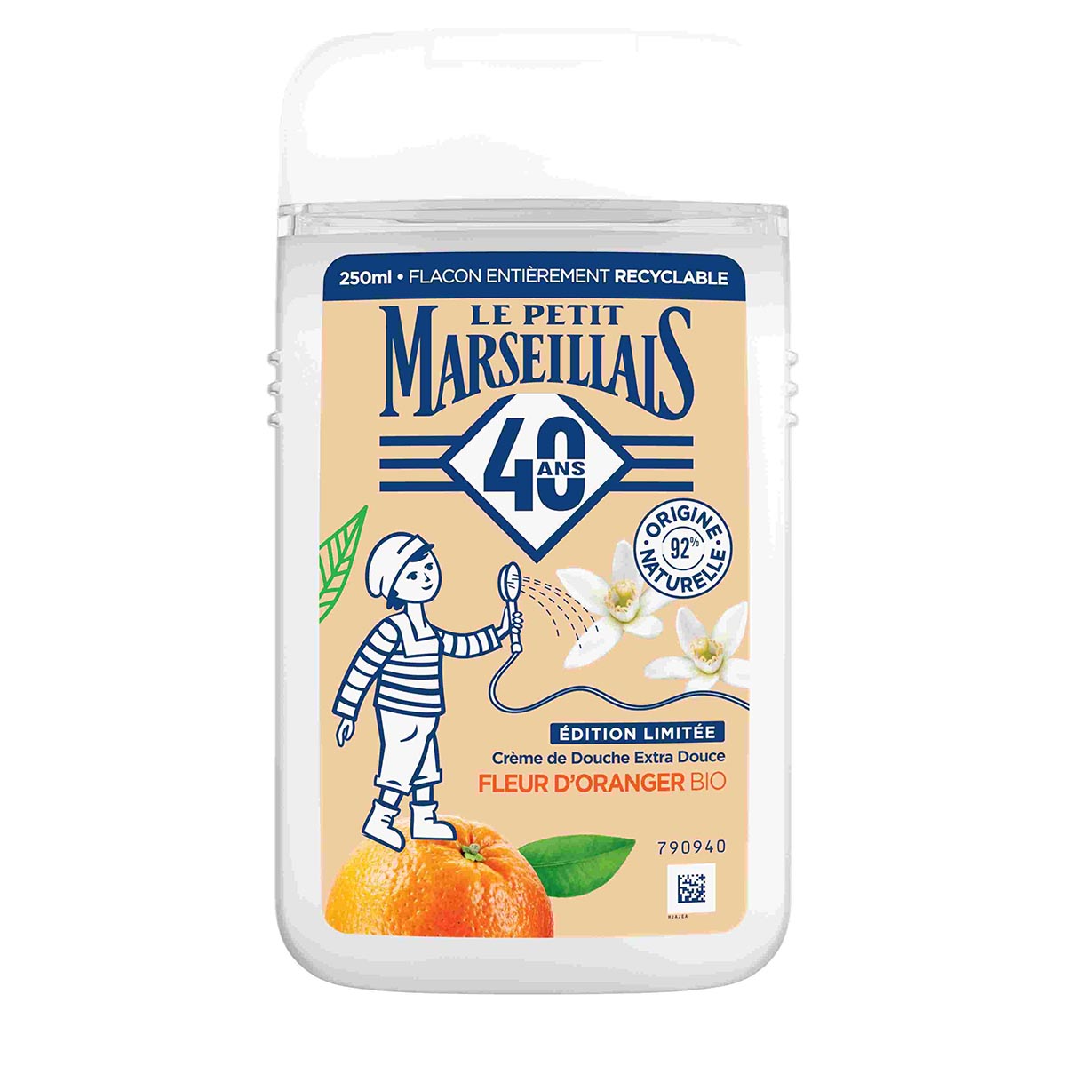 Le Petit Marseillais Duschgel 3er Set: Frische Orangenblüte, Verveine, Menthe