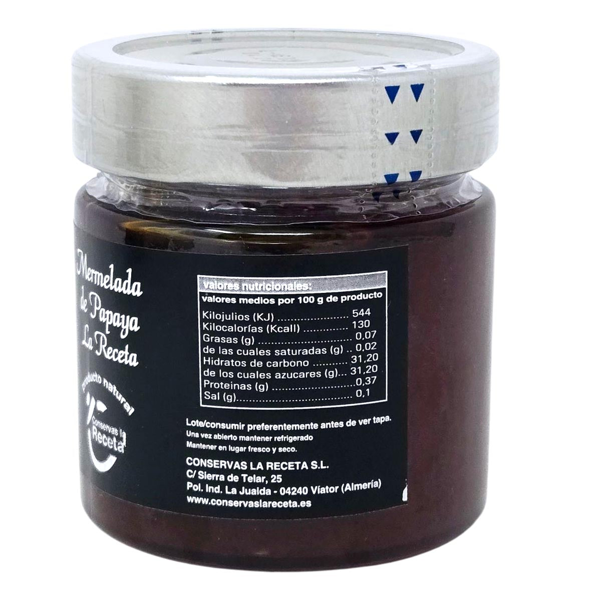 Conservas La Receta Papaya Konfitüre 250g: Exotischer Fruchtgenuss aus Spanien