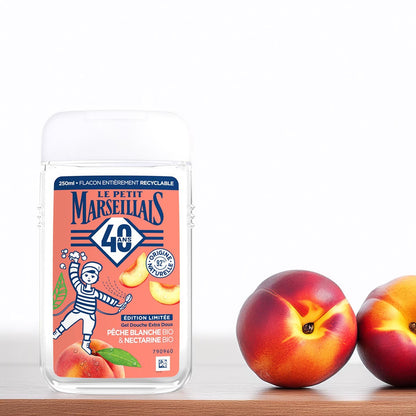 Le Petit Marseillais Duschgel Pfirsich & Nektarine, 250 ml – Erfrischende Pflege