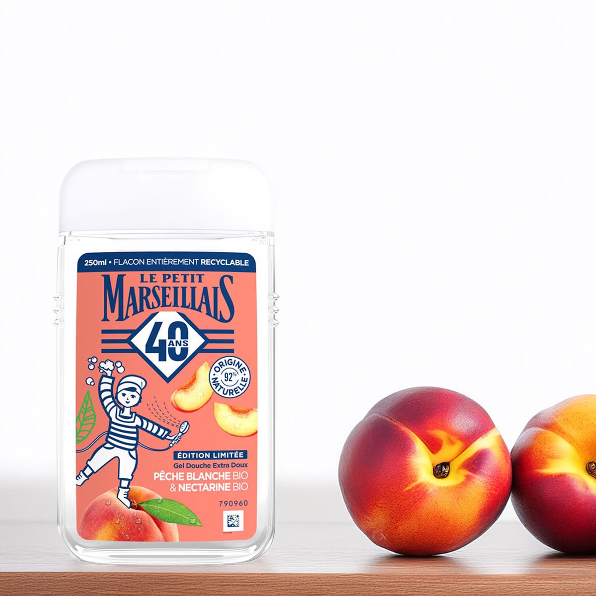 Le Petit Marseillais Duschgel Pfirsich & Nektarine 6x250ml – Frischer Duft