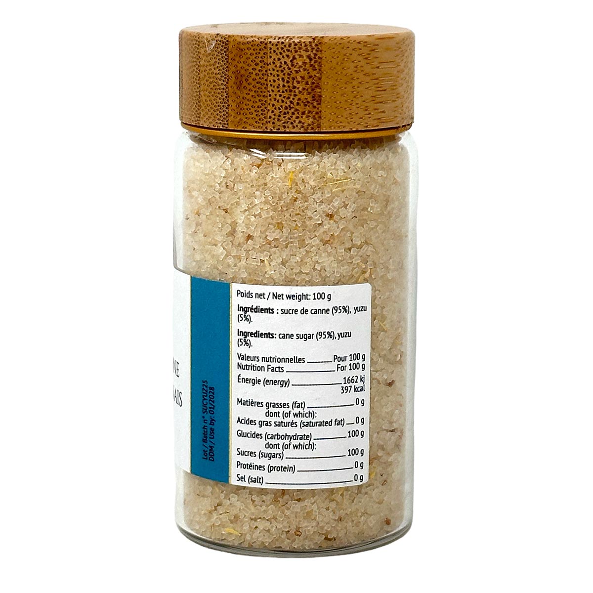 Vanissa Sucre de Canne au Yuzu: Japanischer Yuzu-Rohrzucker im Glas für exotische Kreationen