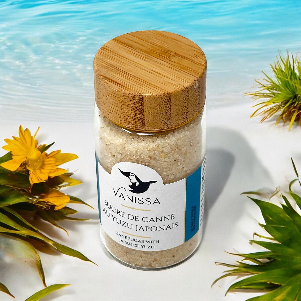 Vanissa Sucre de Canne au Yuzu: Japanischer Yuzu-Rohrzucker im Glas für exotische Kreationen