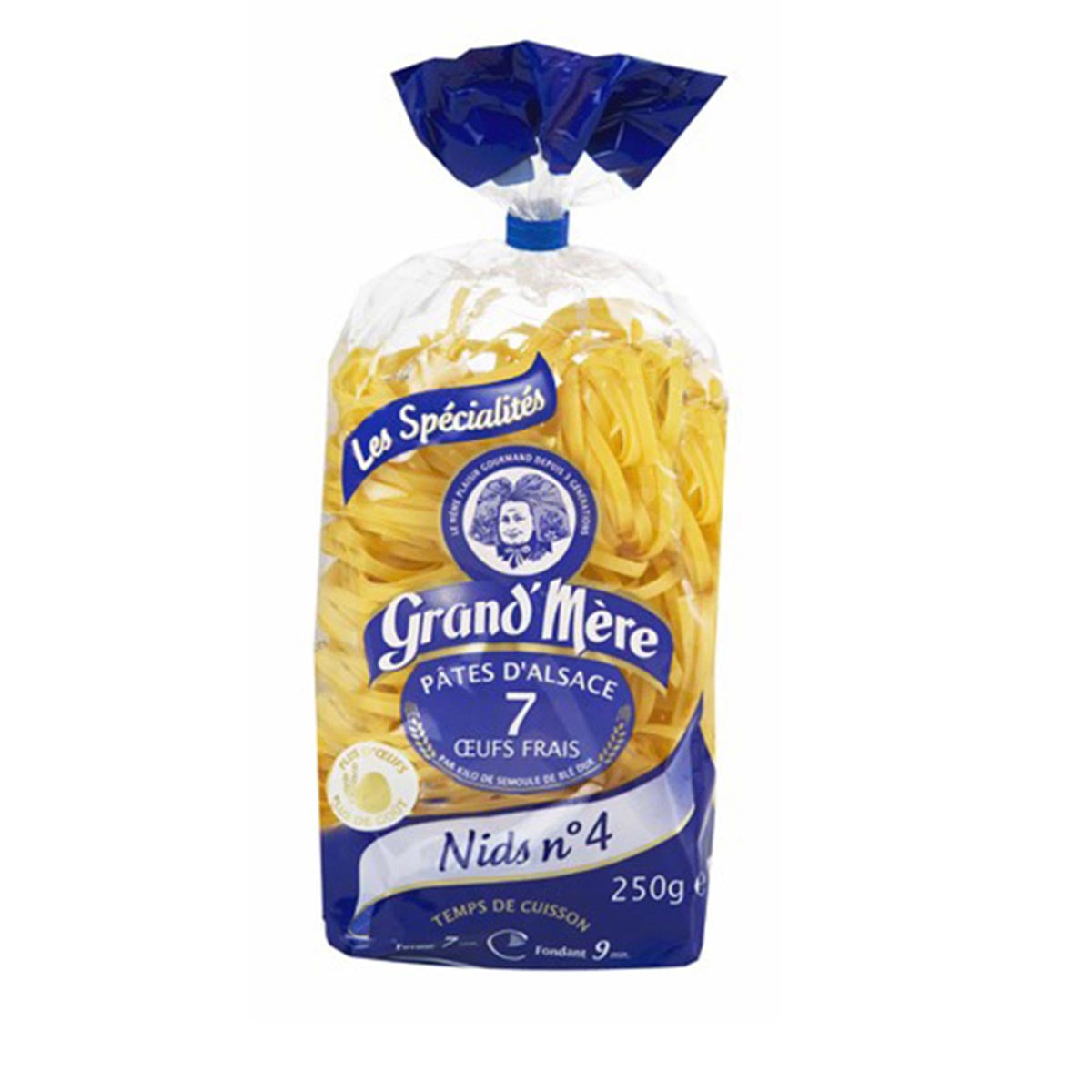 Grand' Mère Eiernudeln aus dem Elsaß Nids Nr. 4  Nester Nr. 4 250 Gramm