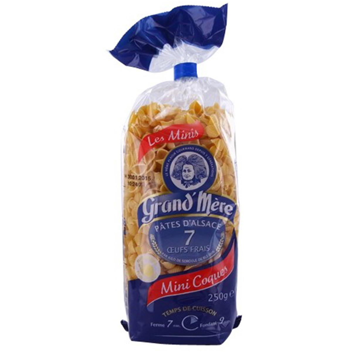 Grand' Mère Eiernudeln aus dem Elsaß Mini Coques Mini Muscheln 250 Gr.