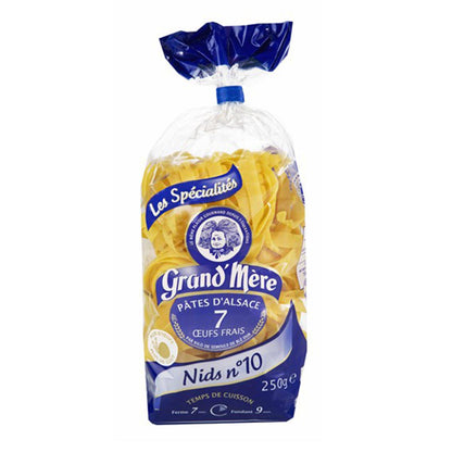 Grand' Mère Eiernudeln aus dem Elsaß Nids / Nester Nr. 10  250 Gr.