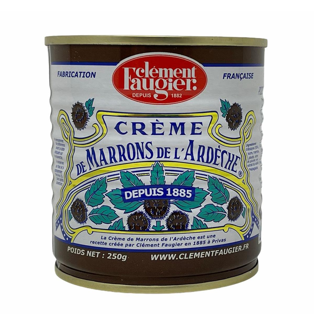 Original Clement Faugier Maronencreme mit Vanille aus Frankreich - 250 Gramm