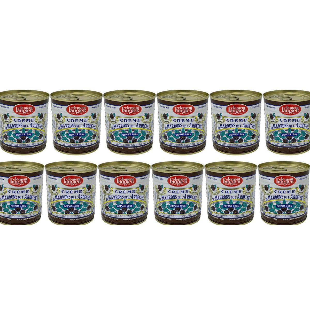 Original Clement Faugier Maronencreme mit Vanille aus Frankreich - 250 Gramm