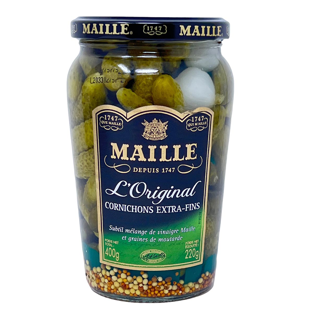 Maille Mini Gurken Cornichons Extra fein - 5 Gläser à 400g: Französischer Genuss