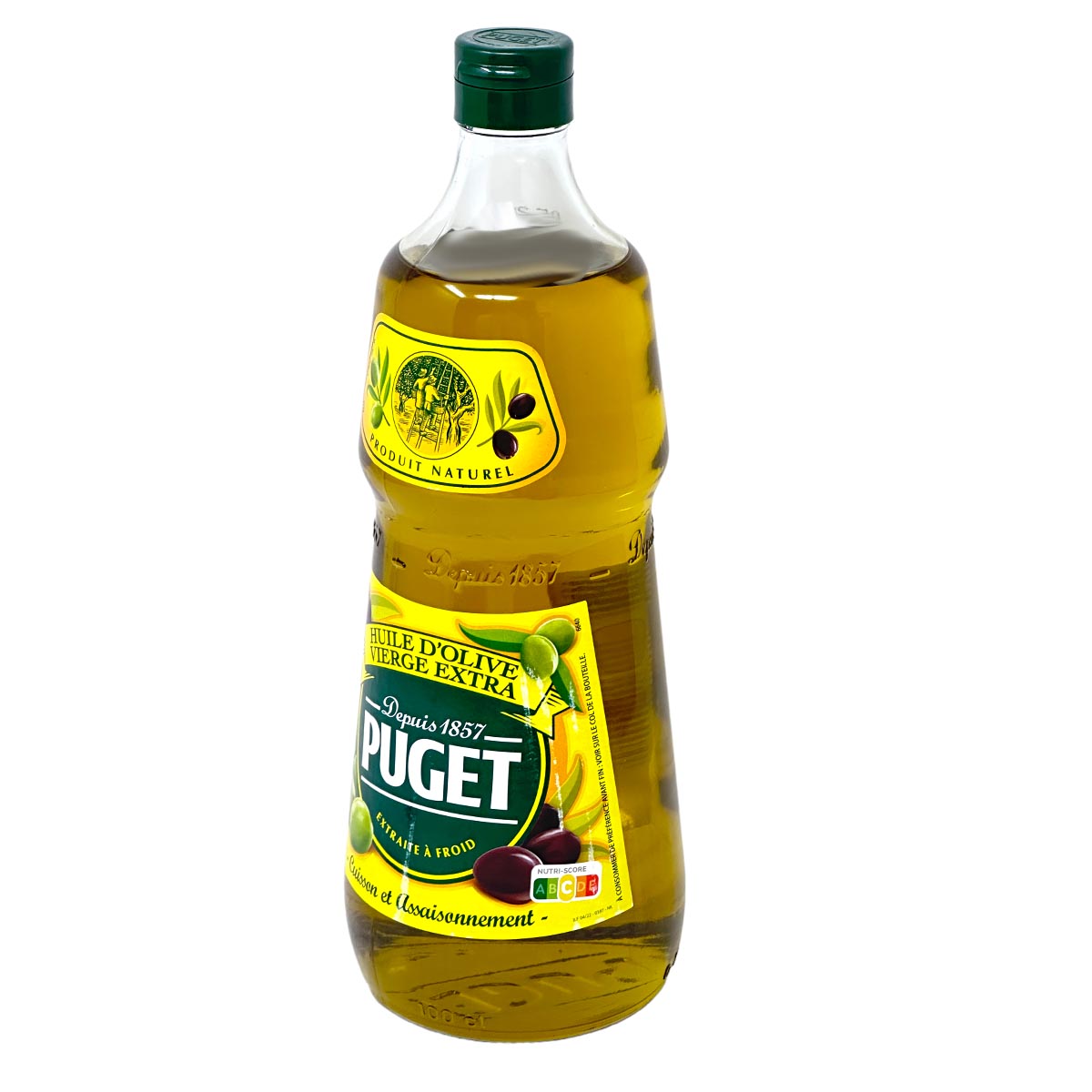 Puget feines Olivenöl aus Frankreich 1 Liter extra natives Olivenöl, Inhalt 1 Liter