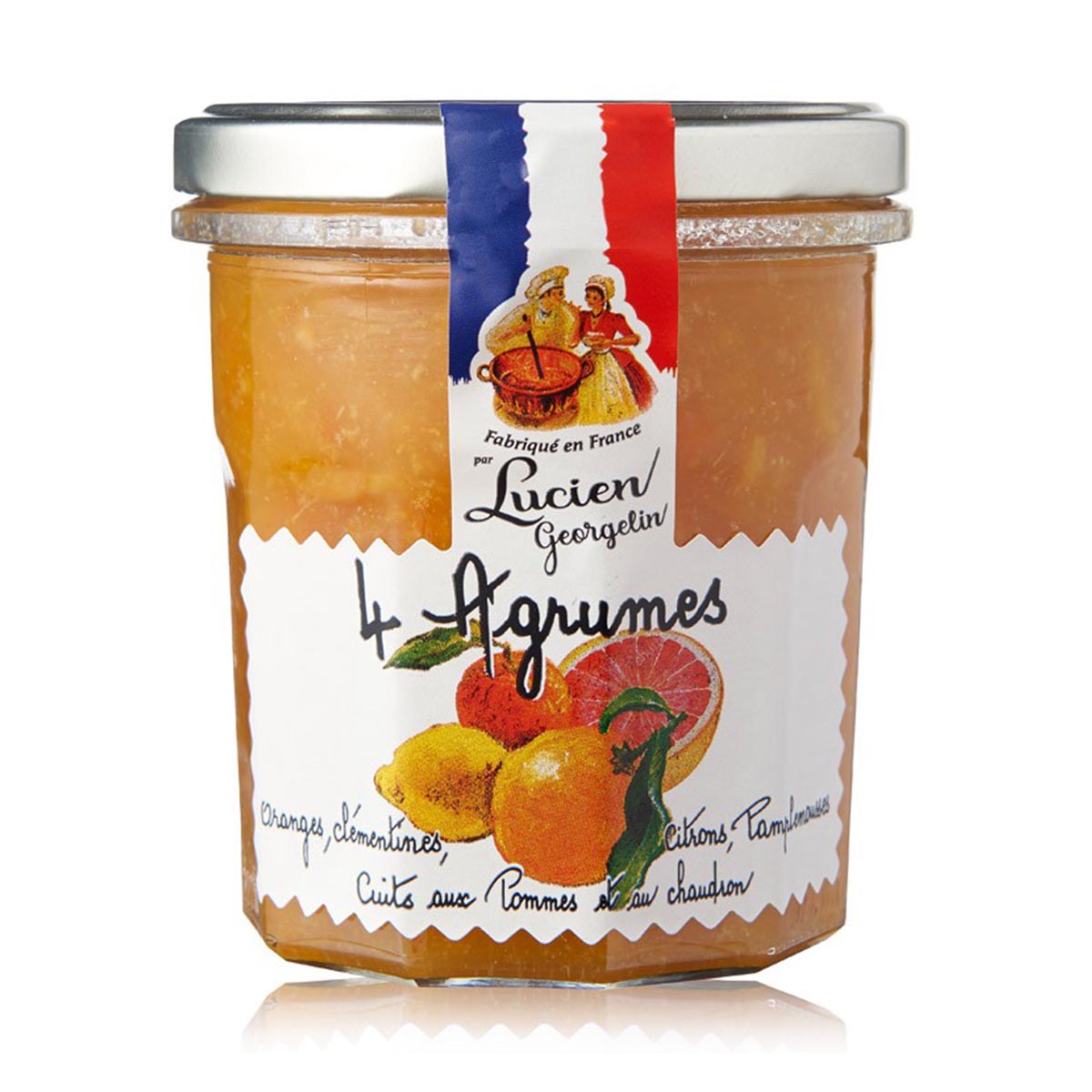 Lucien Georgelin Quatre Agrumes Fruchtaufstrich mit Apfel, 320g