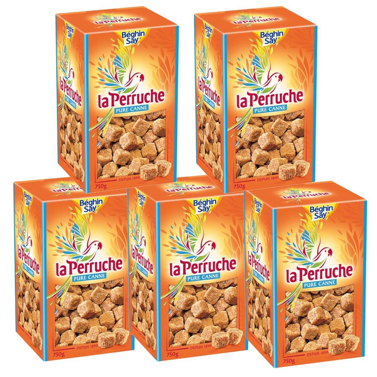 La Perruche brauner Zuckerwürfel natürlicher Zucker Premium-Qualität Zuckerrohr Karamellgeschmack Zuckerwürfel Kaffee Tee Backwaren Gourmet Zucker französische Delikatesse ohne künstliche Zusätze traditionell hergestellt Zuckerwürfel kaufen Zuckerwürfel on