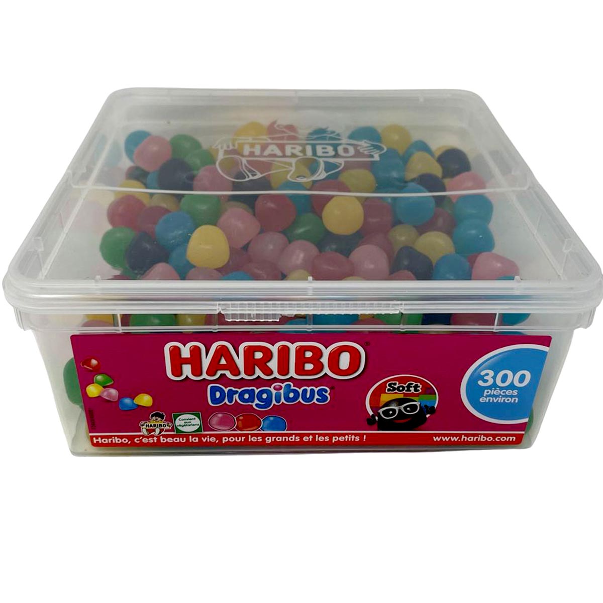Haribo DRAGIBUS: Bunte Soft Kaubonbons, 300 Stück aus Frankreich