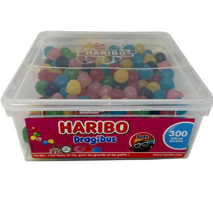 Haribo DRAGIBUS: Bunte Soft Kaubonbons, 300 Stück aus Frankreich