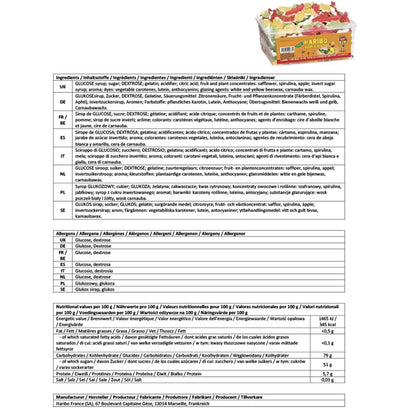 Haribo Croco Krokodile: Bunte Gummibonbons, 1155 g Dose aus Frankreich