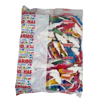 Haribo Croco Krokodile Vrac 2KG Mega Beutel - Fruchtige Gummibonbons aus Frankreich