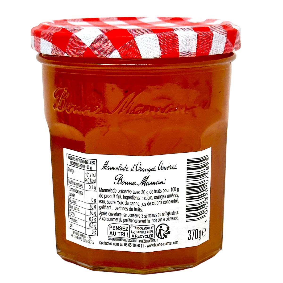 Bonne Maman Oranges Amères Marmelade aus Frankreich Bitter Orange 370 Gramm