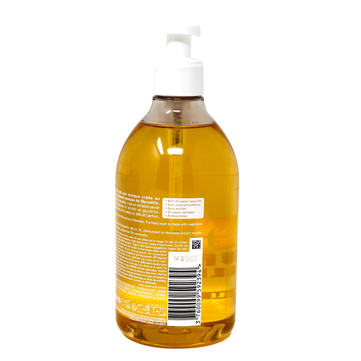 SAVON DE MARSEILLE EXTRA PUR LE NATUREL 500 ml aus Frankreich