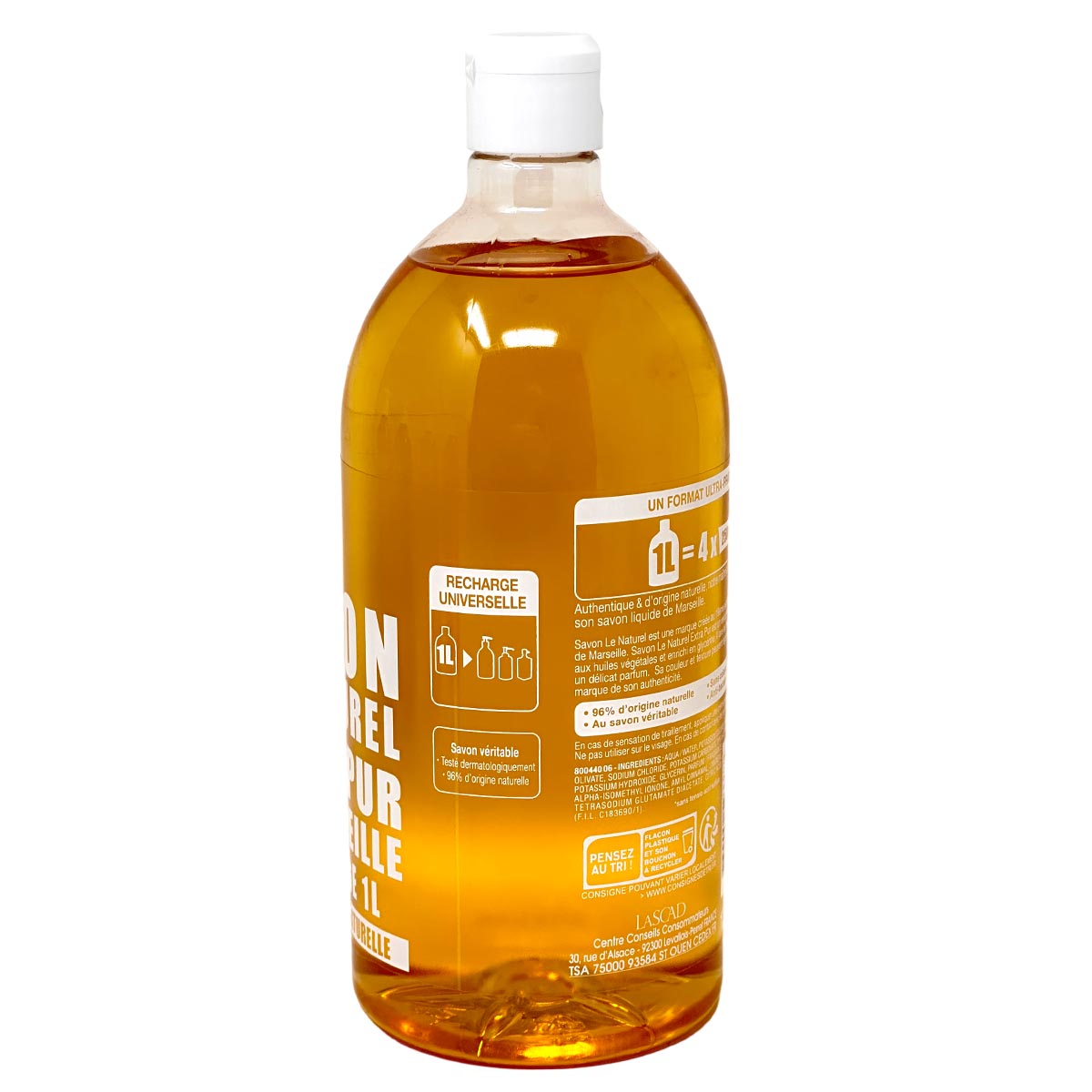 Savon de Marseille extra Pur Le Naturel 1000ml Nachfüllpack